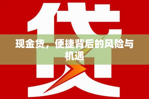 雄县现金贷，便捷背后的风险与机遇