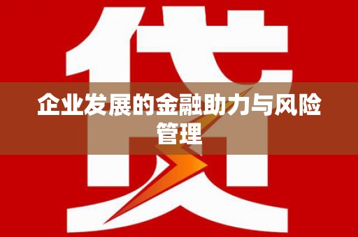 雄县企业发展的金融助力与风险管理
