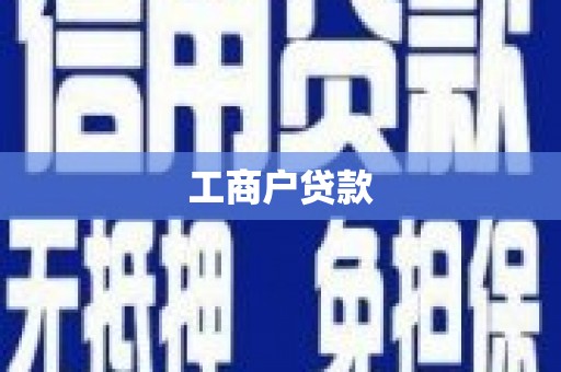 雄县工商户贷款