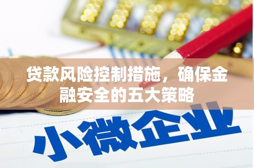 雄县贷款风险控制措施，确保金融安全的五大策略
