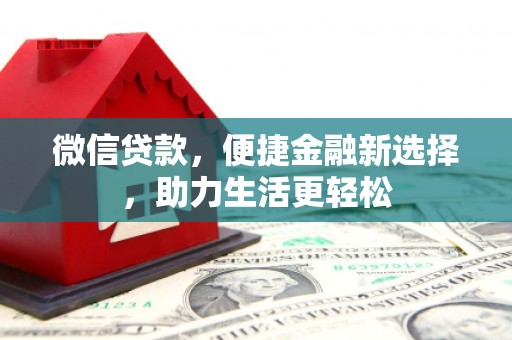 雄县微信贷款，便捷金融新选择，助力生活更轻松