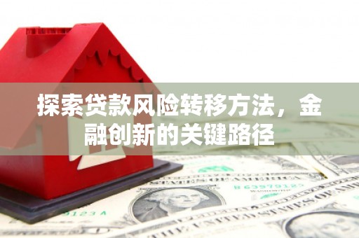 雄县探索贷款风险转移方法，金融创新的关键路径