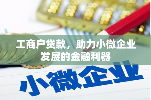雄县工商户贷款，助力小微企业发展的金融利器