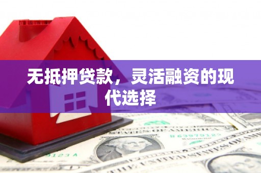 雄县无抵押贷款，灵活融资的现代选择