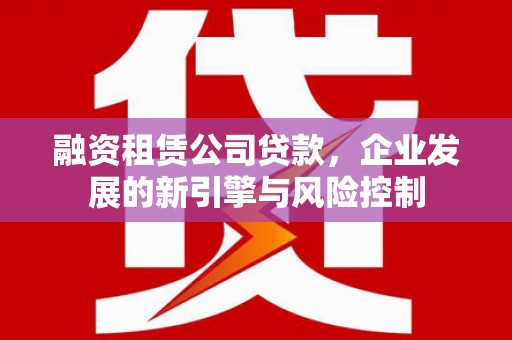 雄县融资租赁公司贷款，企业发展的新引擎与风险控制