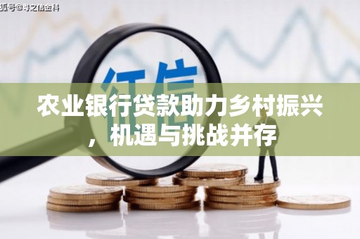 雄县农业银行贷款助力乡村振兴，机遇与挑战并存