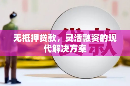 雄县无抵押贷款，灵活融资的现代解决方案